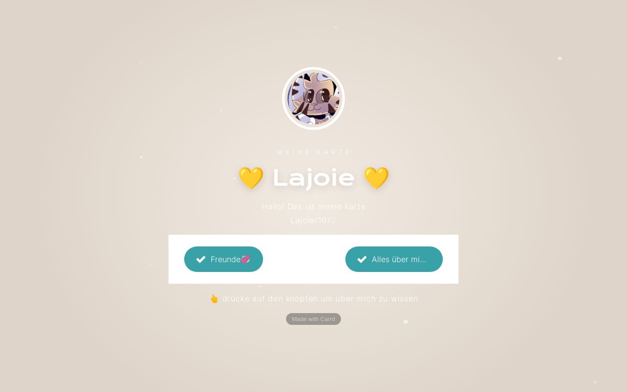 Carrd profile picture for @lajoie